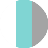 Blanc / Bleu ciel / Gris clair
