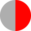 Gris clair / Rouge
