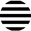 Noir / Rayé blanc